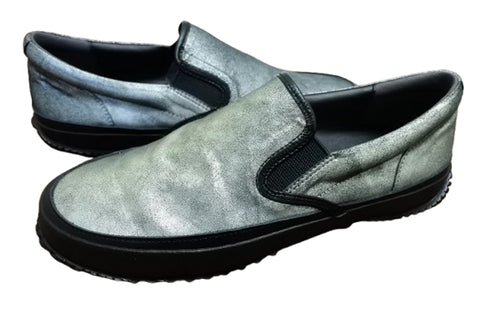 【SPINGLE SP1059 ガンメタル】リラクシーなカンガルーレザースリッポン